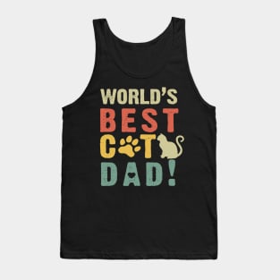World's Best Cat Dad Costume Gift Tank Top